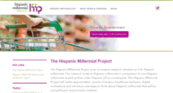 Desktop Screenshot of hispanicmillennialproject.com